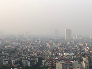 bụi mịn trong không khí