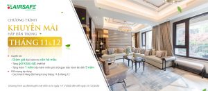 Khuyến mãi AIRSAFE tháng 11 & 12